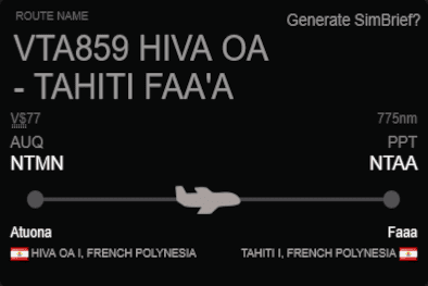 Hiva oa-Tahiti