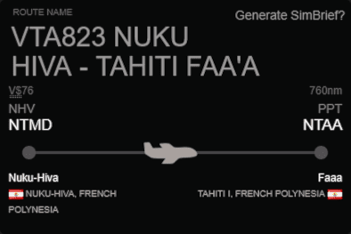 Nuku Hiva-Tahiti